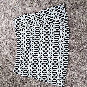 Lulu B Zip Skort in Black/White